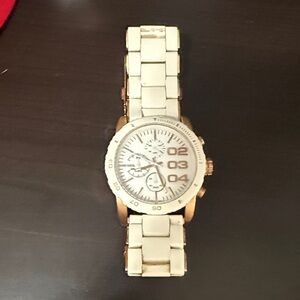 Diesel Women's Watch in Gold and Cream